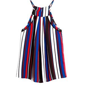 NWT Le Lis' Rafael Crochet Trim Halter Top